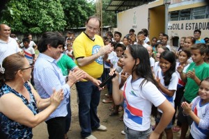 Em Borba, Rossieli visitou as sete escolas da rede estadual na cidade