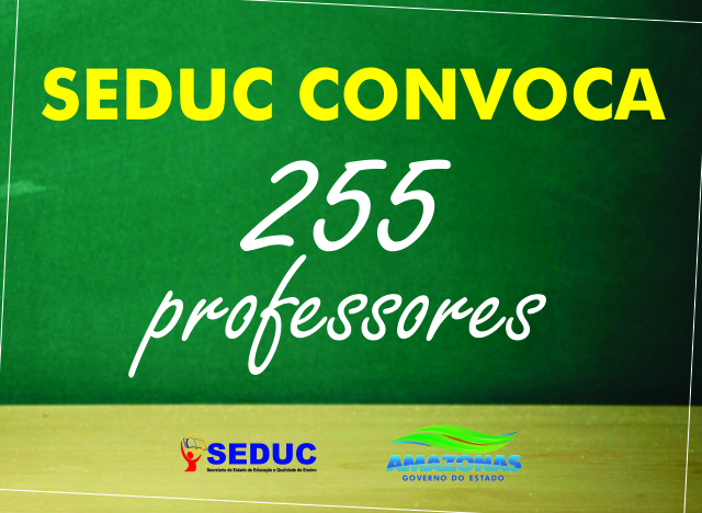 Convocação 255 professores