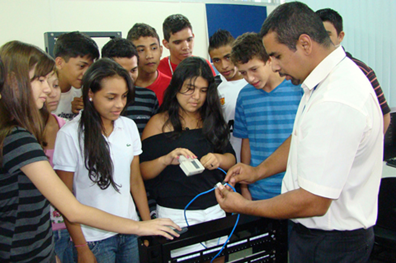 Estudantes em curso do Pronatec no Amazonas