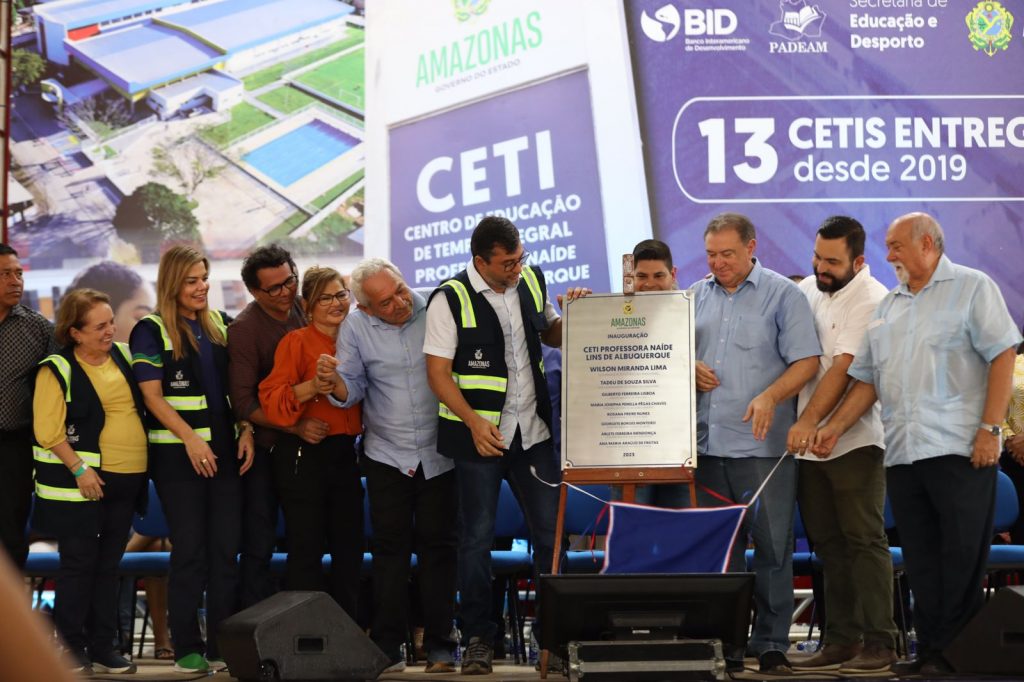 Em Fonte Boa, governador Wilson Lima inaugura Ceti1