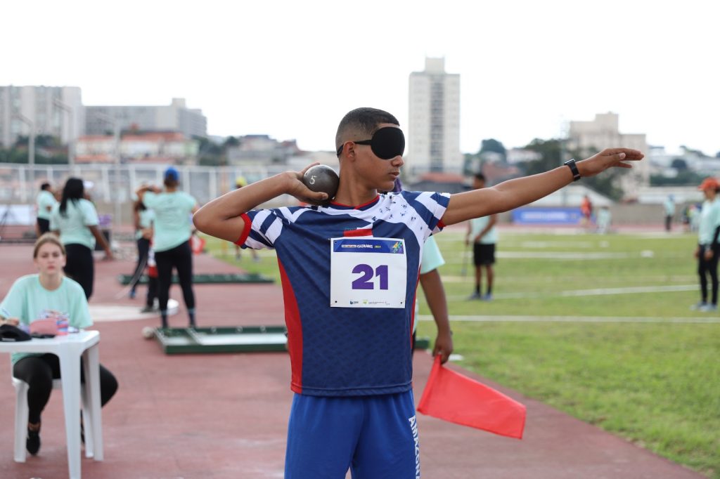 Educação_O aluno paratleta Samuel Guedes quebrou o recorde e conquistou ouro no arremesso de peso Foto Eduardo Cavalcante - Seduc