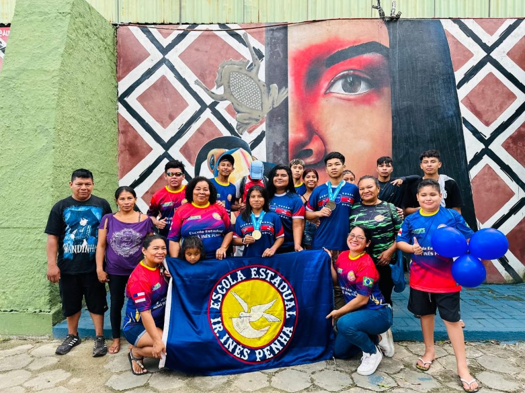 Educação_alunos medalhistas JEBS São Gabriel da Cachoeira_Foto_Arquivo Pessoal